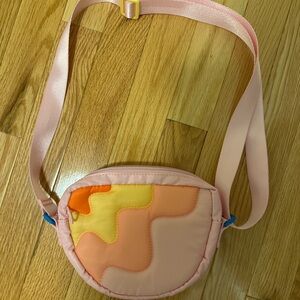 STATE Pink and Yellow Kids Crossbody Bag